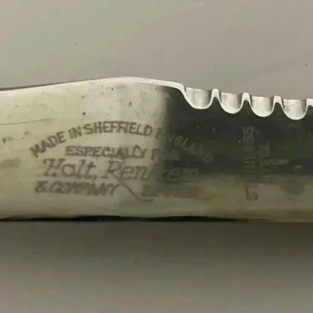 Vintage Holt Renfrew Sterling Silver w Mother of Pearl Handles - 9pc Set - Picture 10 of 13